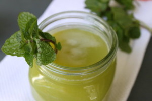 mint aloe juice